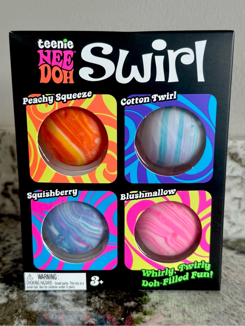 NeeDoh Doh-Filled Fun Pack - Schylling (Pink, Blue, Orange)